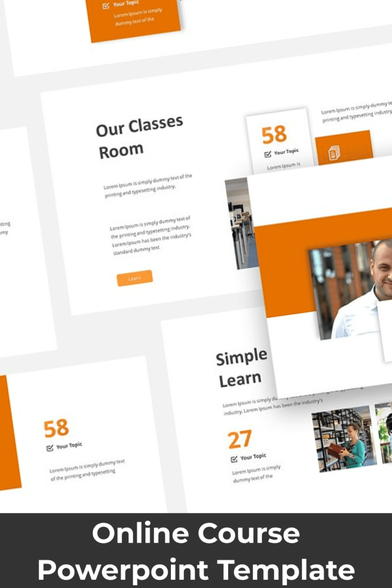 Online Course Powerpoint Template – MasterBundles