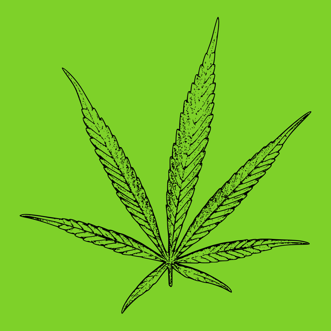 Free Marijuana Weed SVG preview.