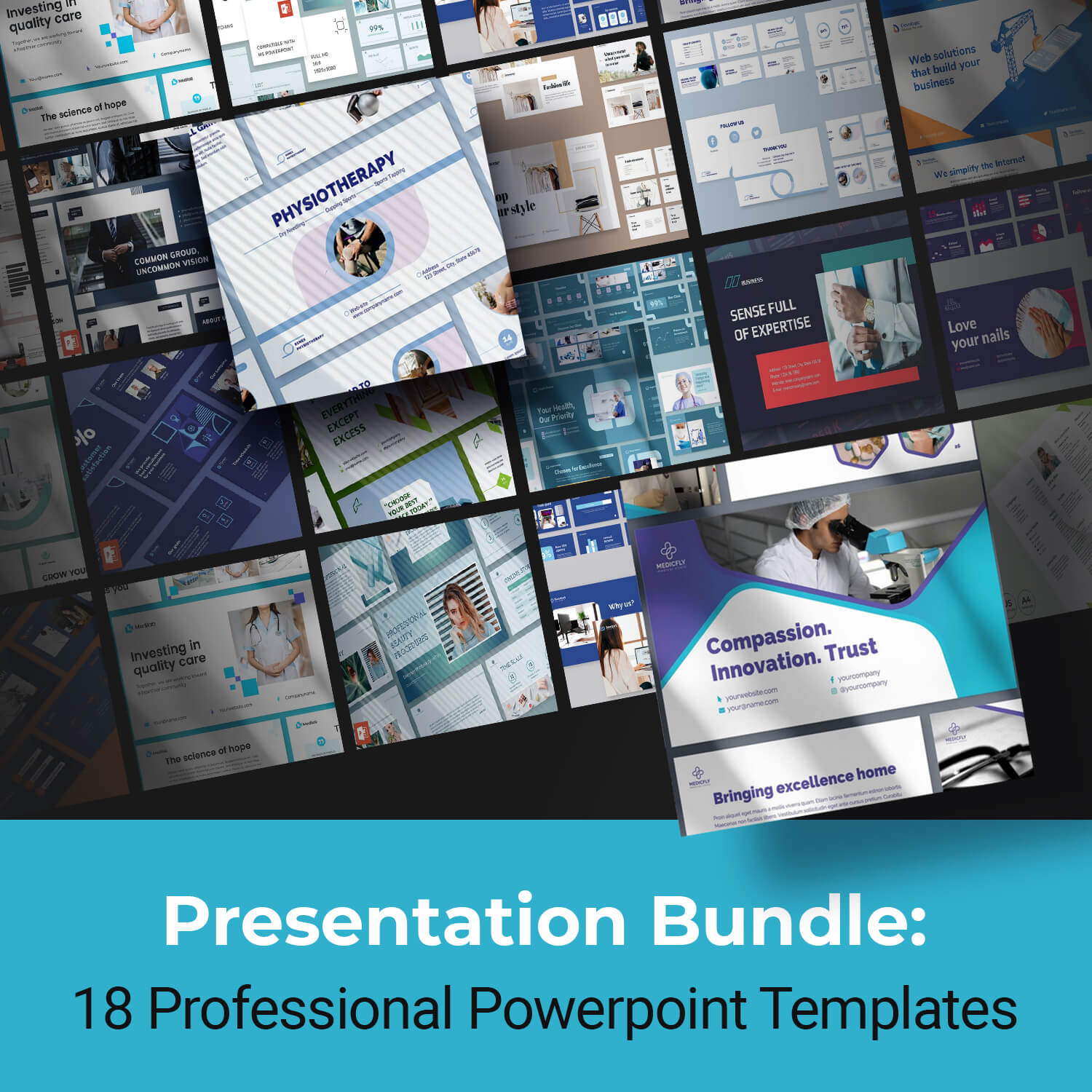 professional powerpoint templates cover.