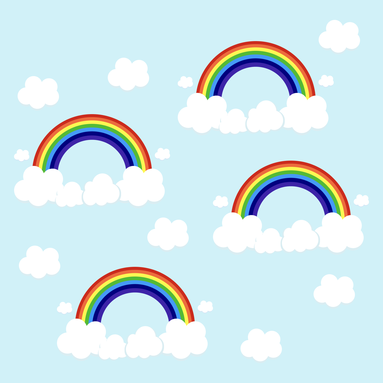 rainbow svg collection preview image.