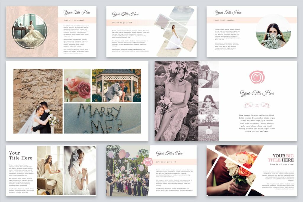 Love - Wedding Powerpoint Template – MasterBundles