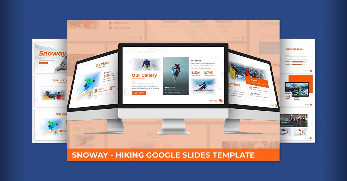 Snoway - Hiking Google Slides – MasterBundles