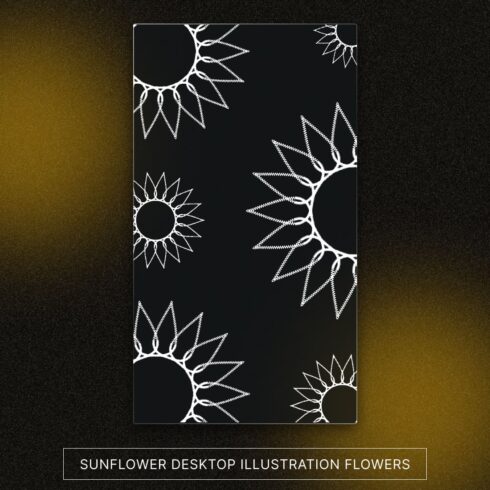 sunflower desktop illustration flowers cover