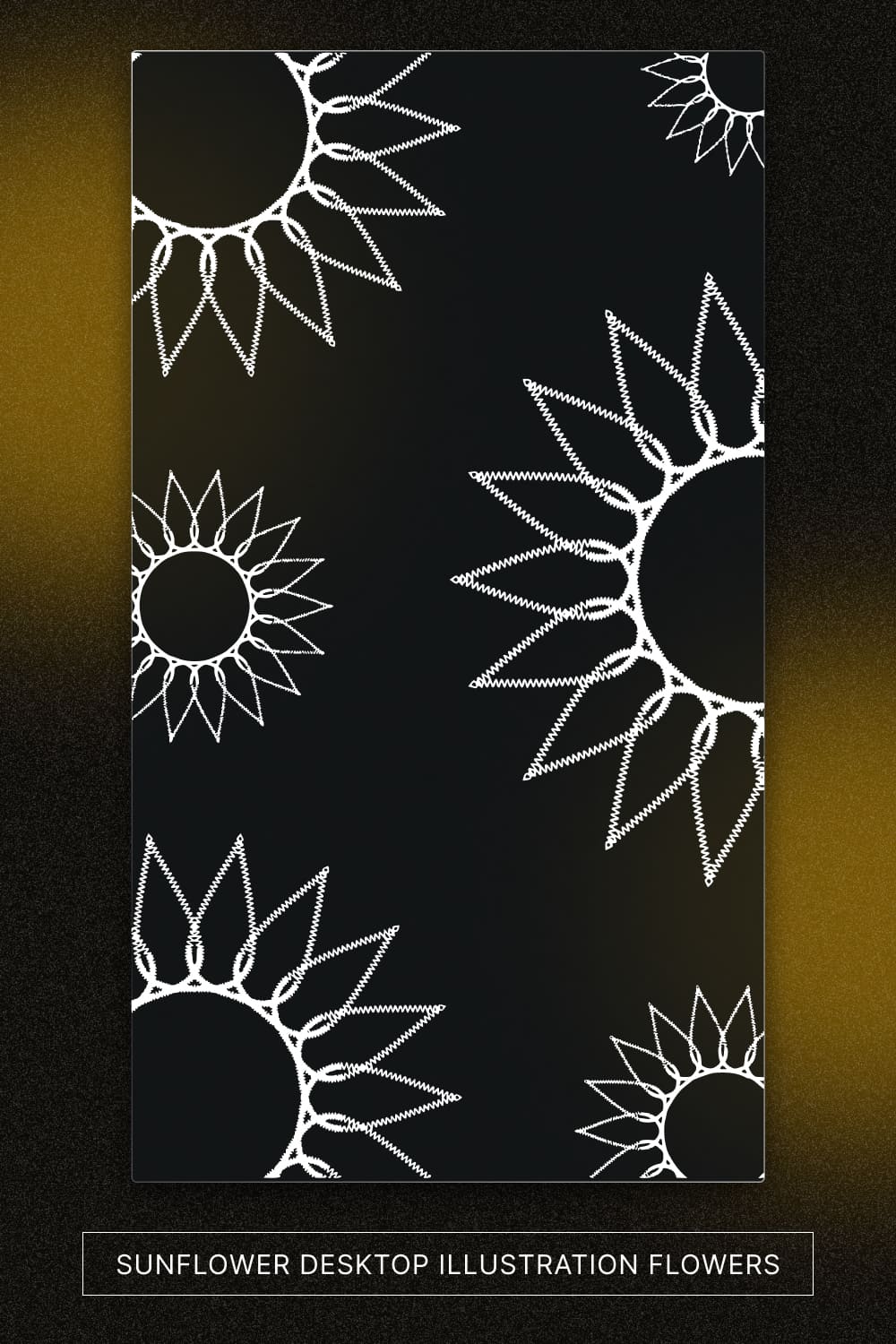 sunflower desktop illustration flowers pinterest image.