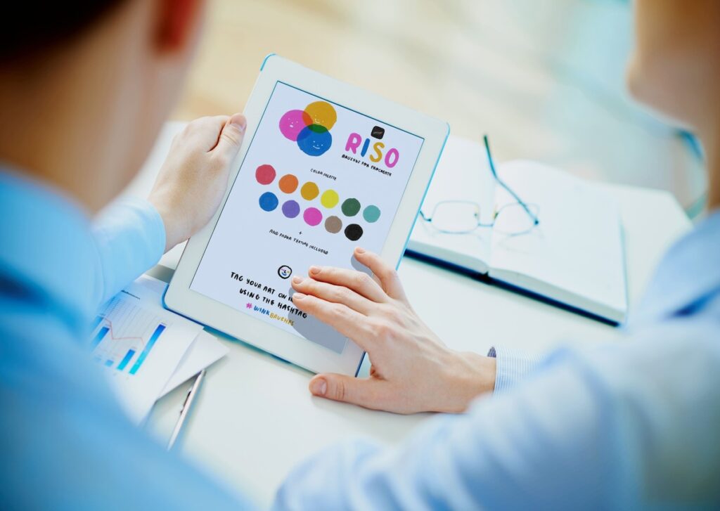 Riso Brushes for Procreate MasterBundles