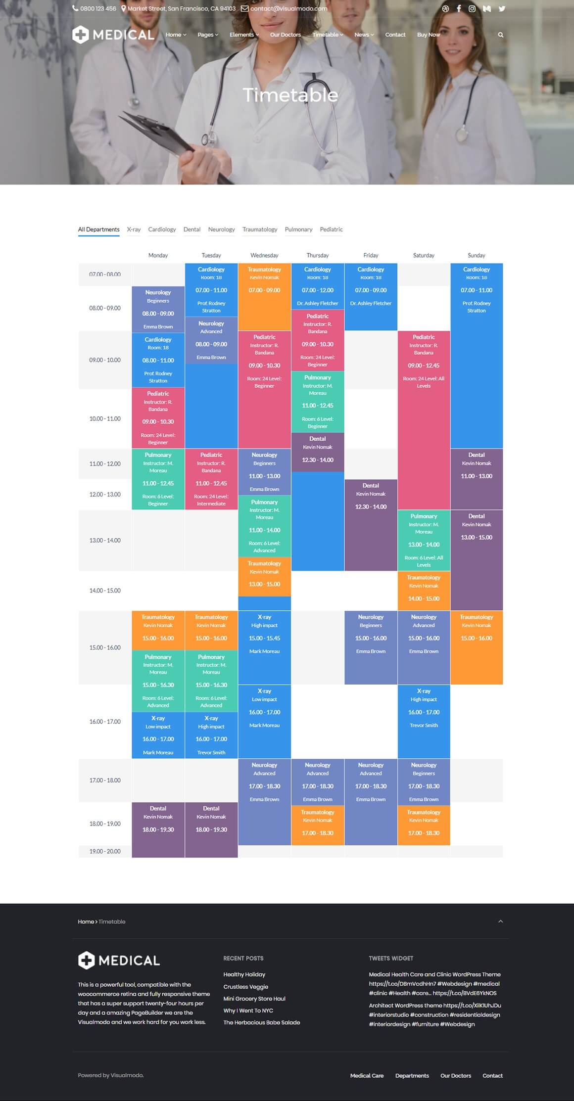 Timetable Medical.