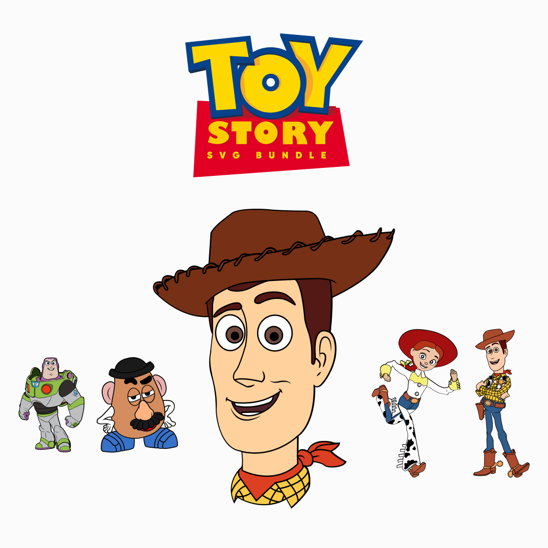 toy story svg files cover image.