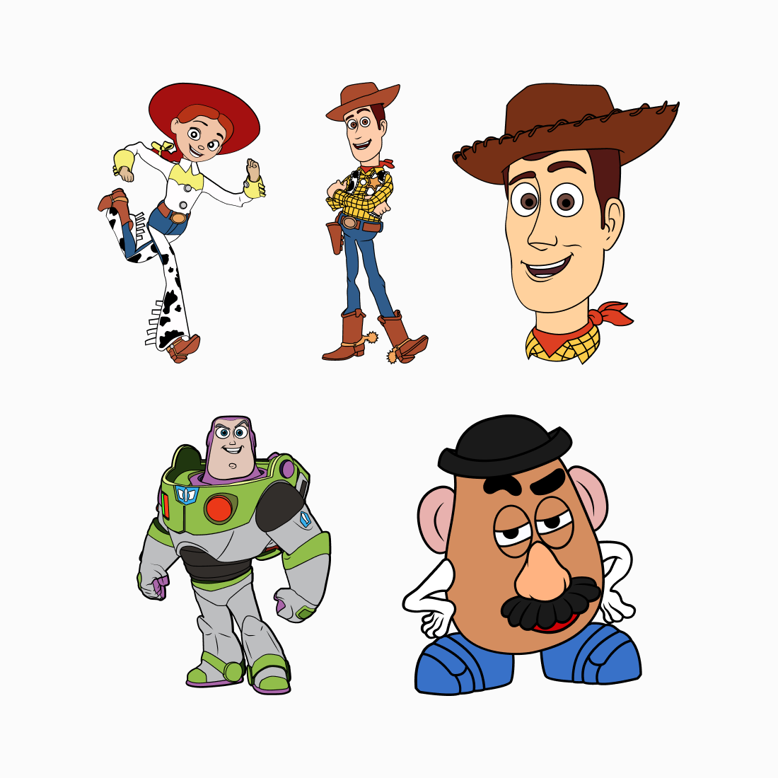 toy story svg files preview image.