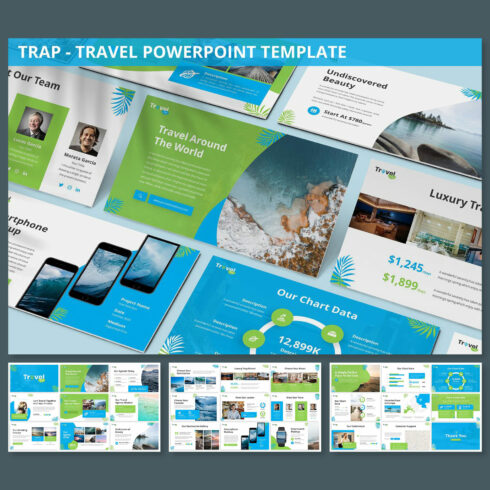 Trap - Travel Powerpoint Template main preview.