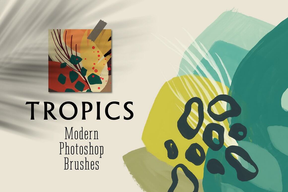 Tropics Modern Photoshop Brushes.