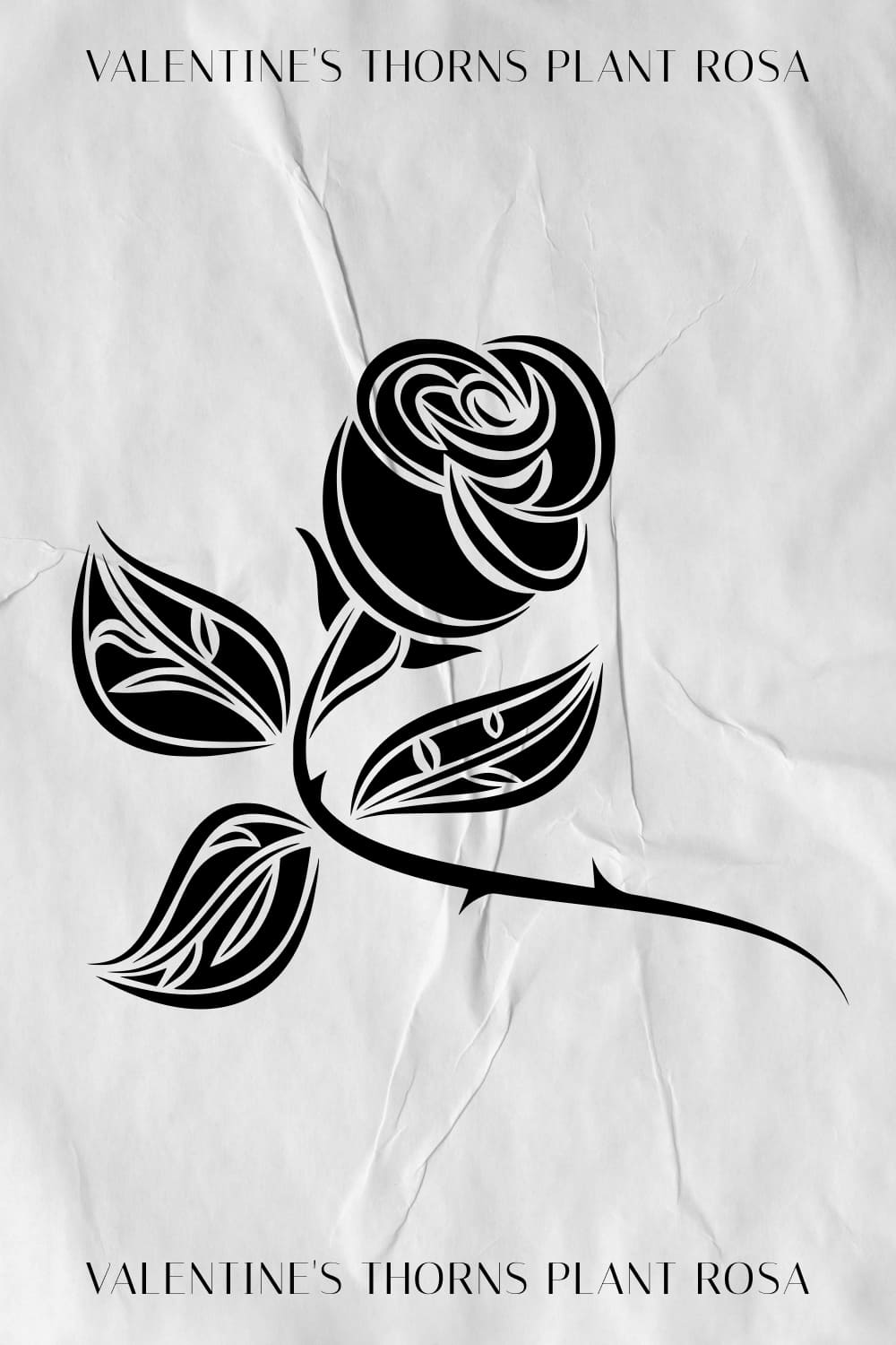 Rose Flower Line Art Graphic Rose SVG Bundle By dapiyupi