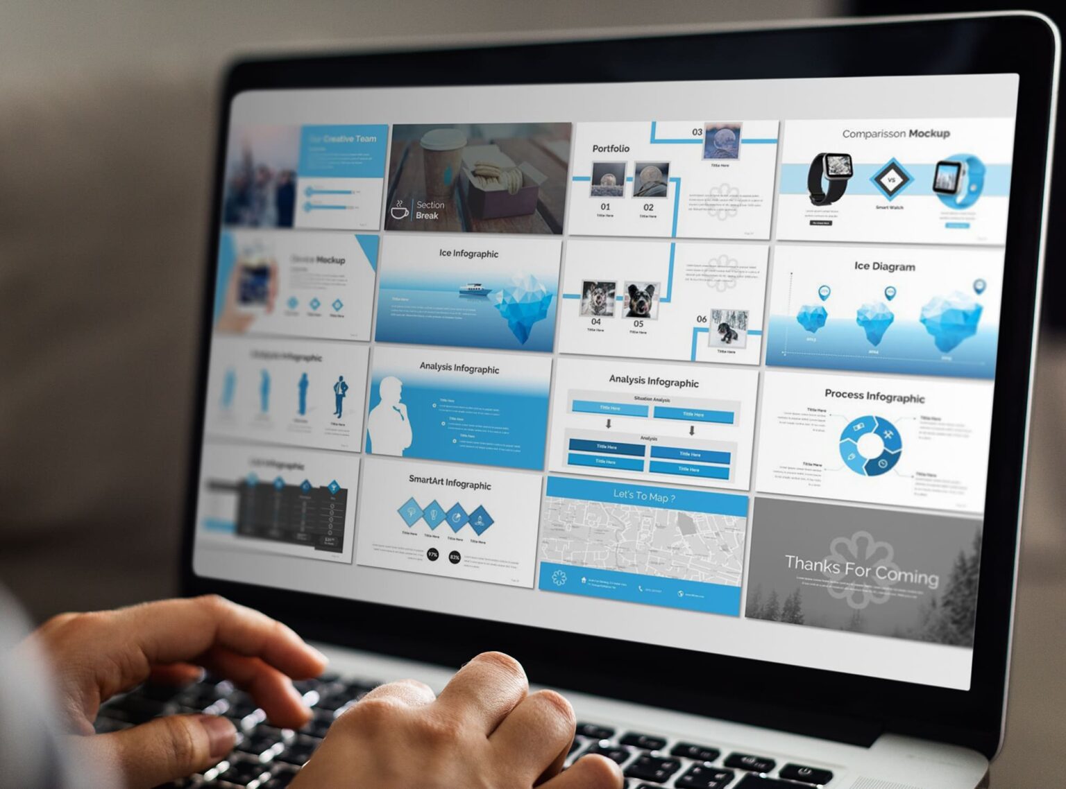 Winter Presentation Template – MasterBundles