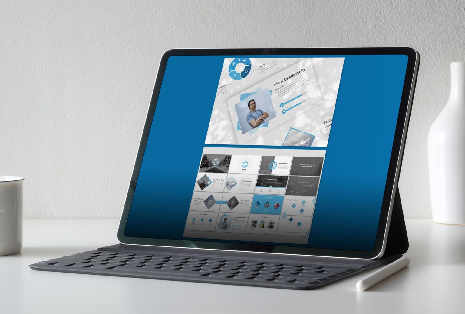 Winter Presentation Template – MasterBundles