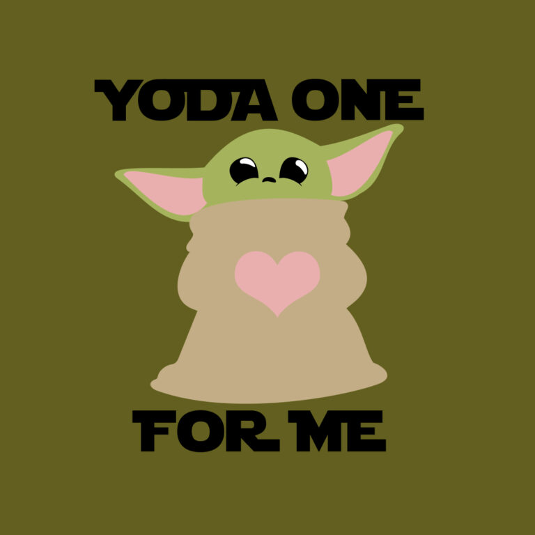 Free Baby Yoda SVG File – Yoda One For Me – MasterBundles