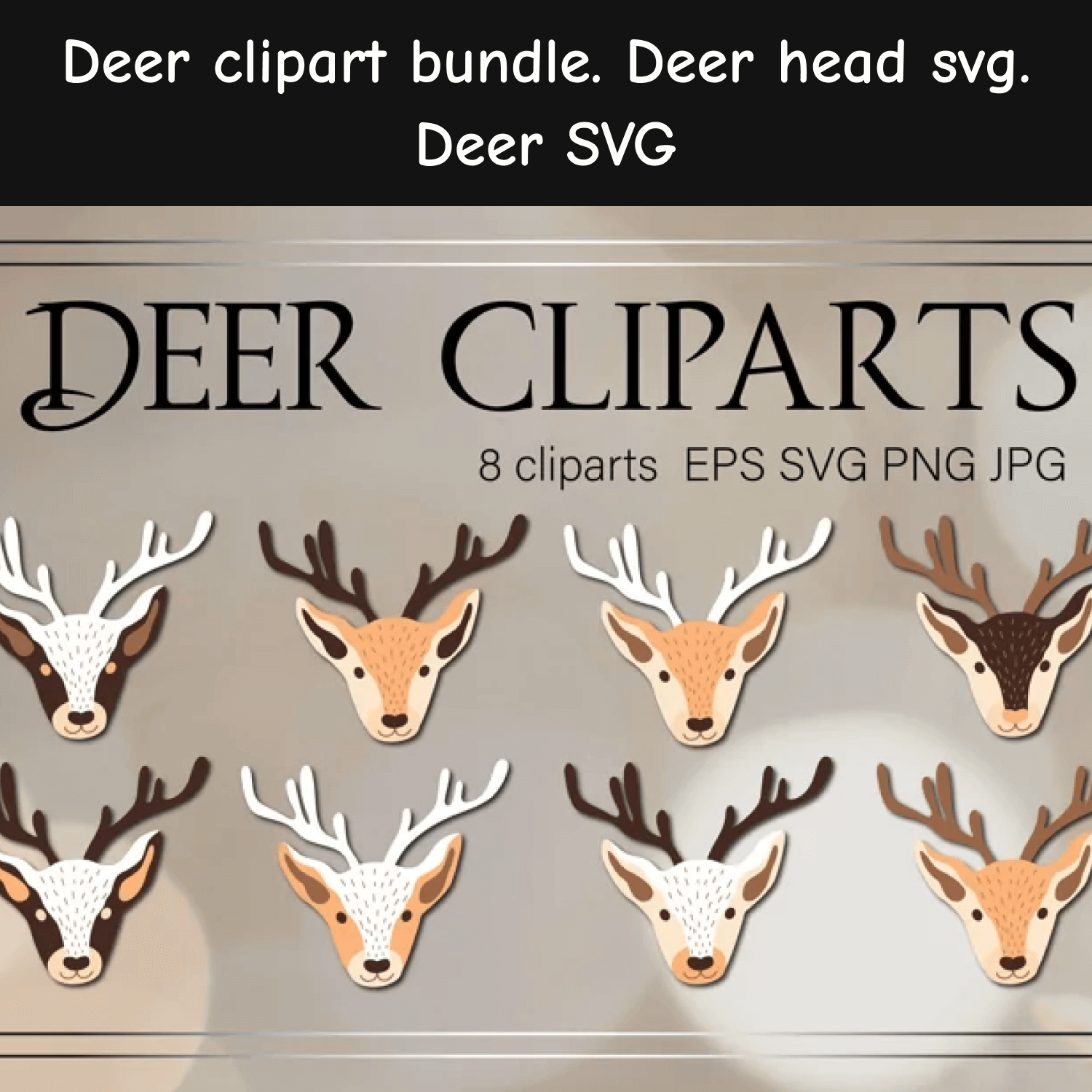 Deer Clipart Bundle.