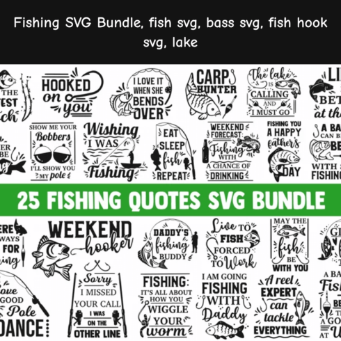 Fishing SVG Bundle.