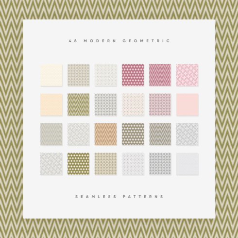 48 Modern Geometric Seamless Patterns – MasterBundles