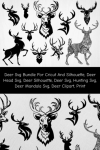 Deer SVG Bundle for Cricut And Silhouette – MasterBundles