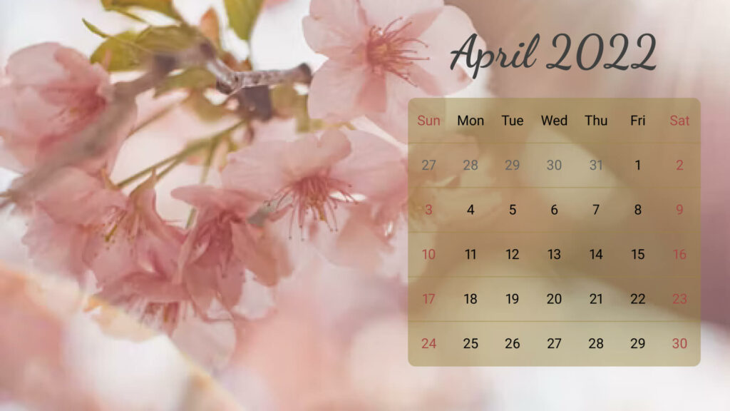 10 Free Printable April Calendars 2022 – MasterBundles