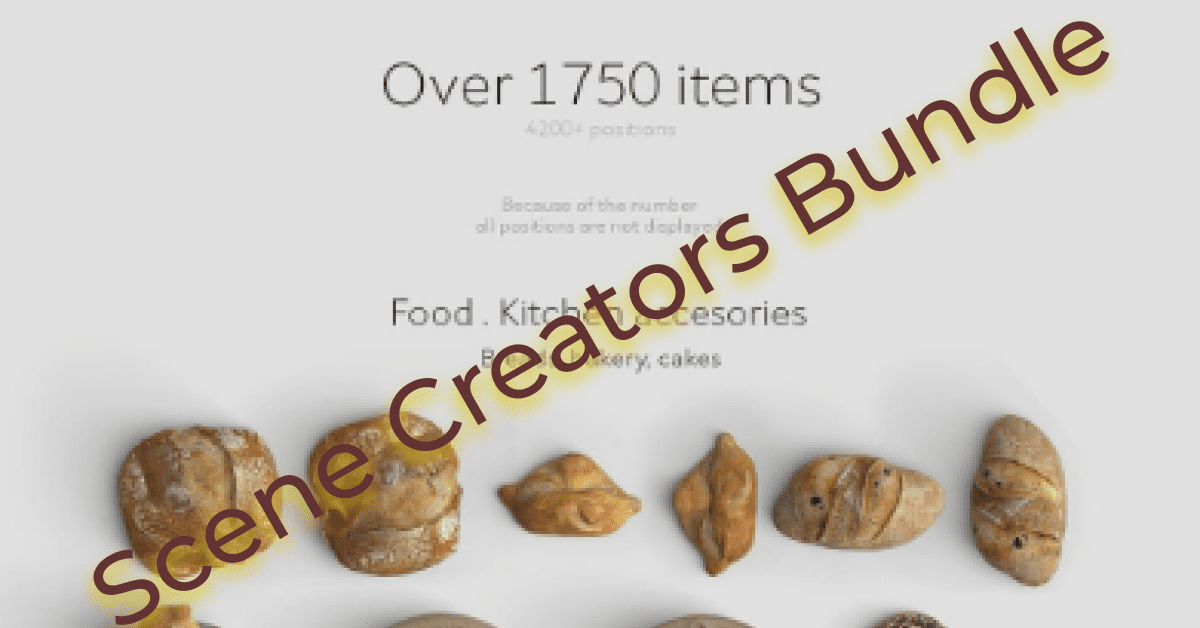 Scene Creators Bundle - "Over 1750 Items".