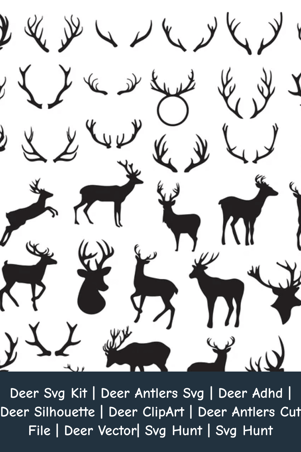 Deer Antlers SVG.