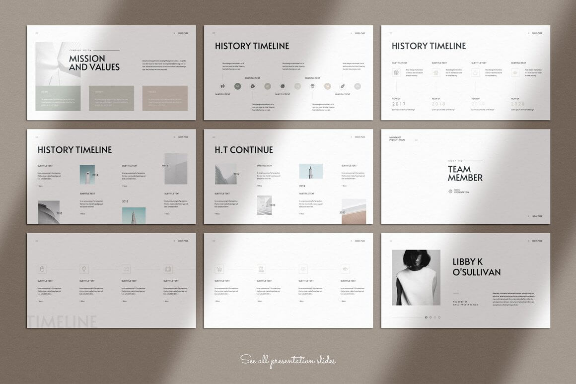 Beautiful slides for your presentation.