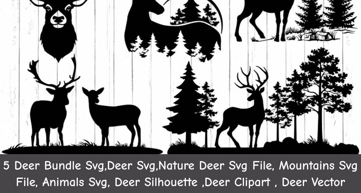 Deer Silhouette.
