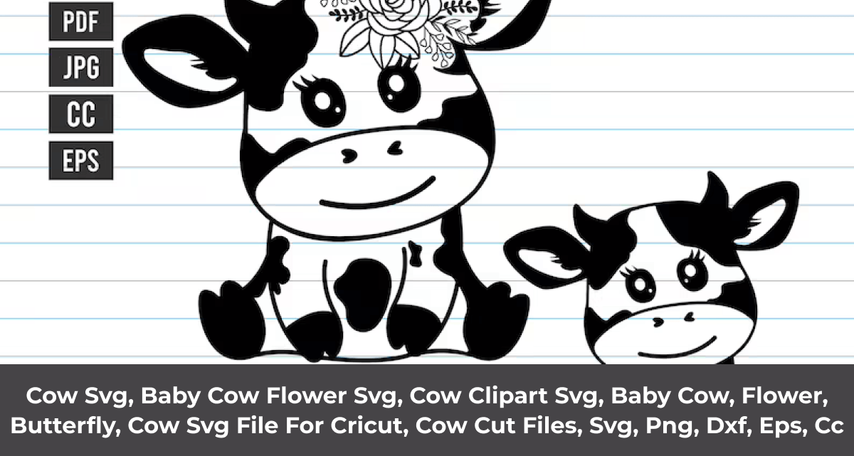 Different formats of a small cow.