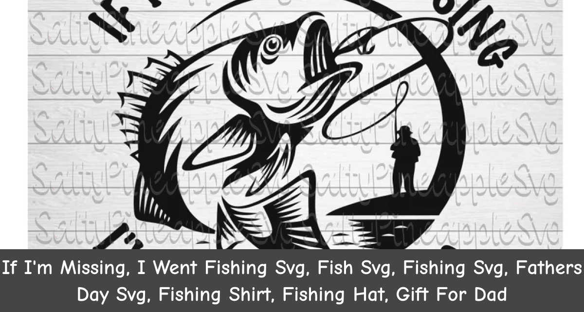 Black Fishing SVG.