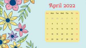 10 Free Printable April Calendars 2022 – MasterBundles