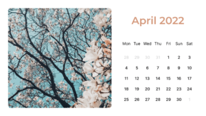 Free Printable April Calendars 2022 – MasterBundles