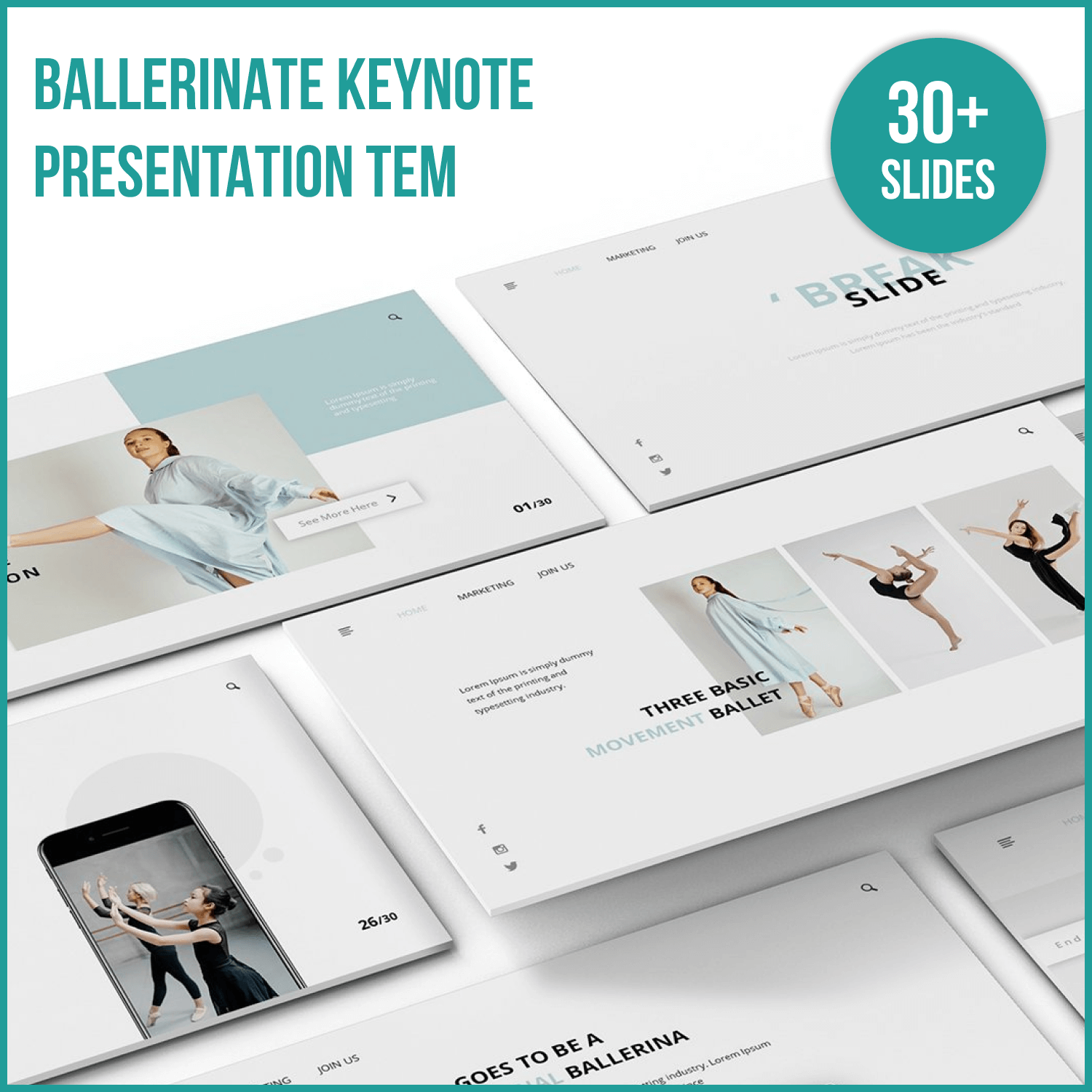 Ballerinate keynote presentation.