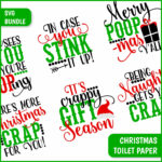 Christmas toilet paper.