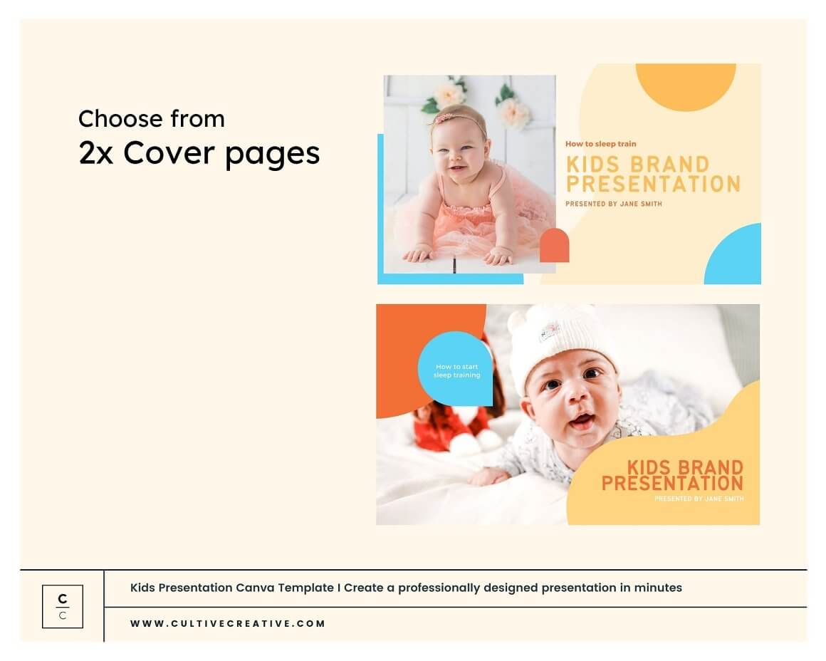 Choose from 2x Cover Pages.