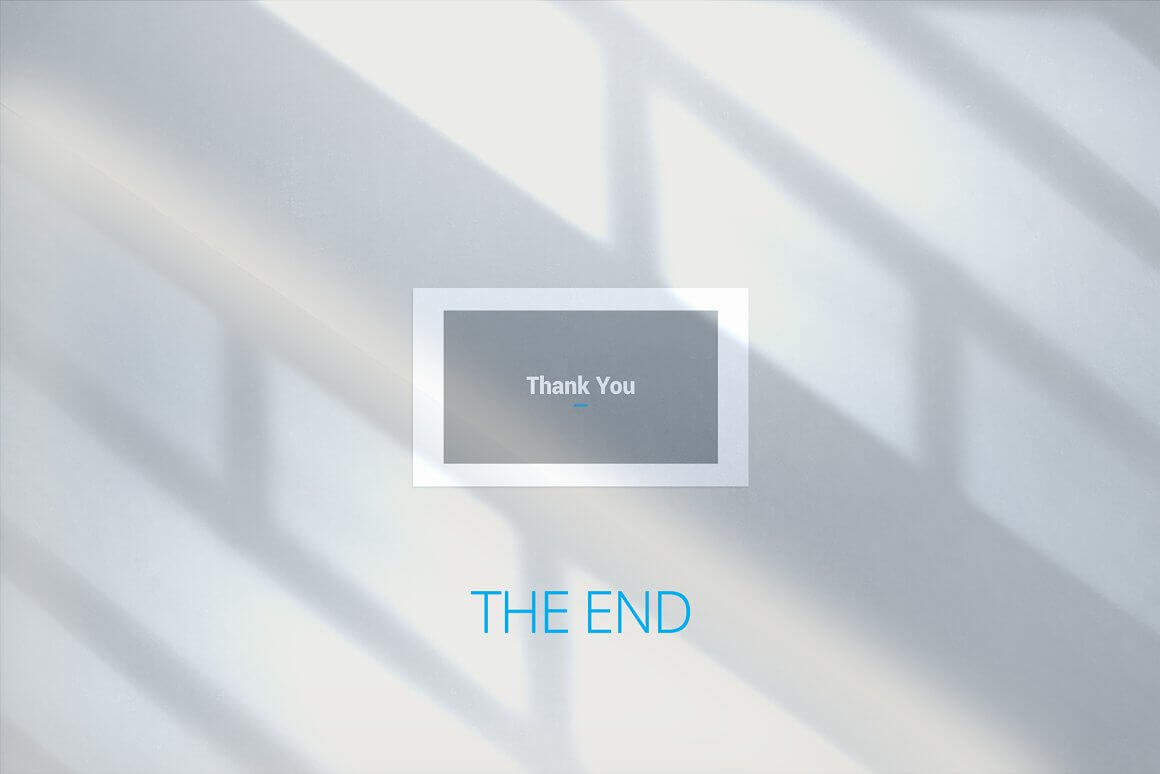 Thank You, The End.