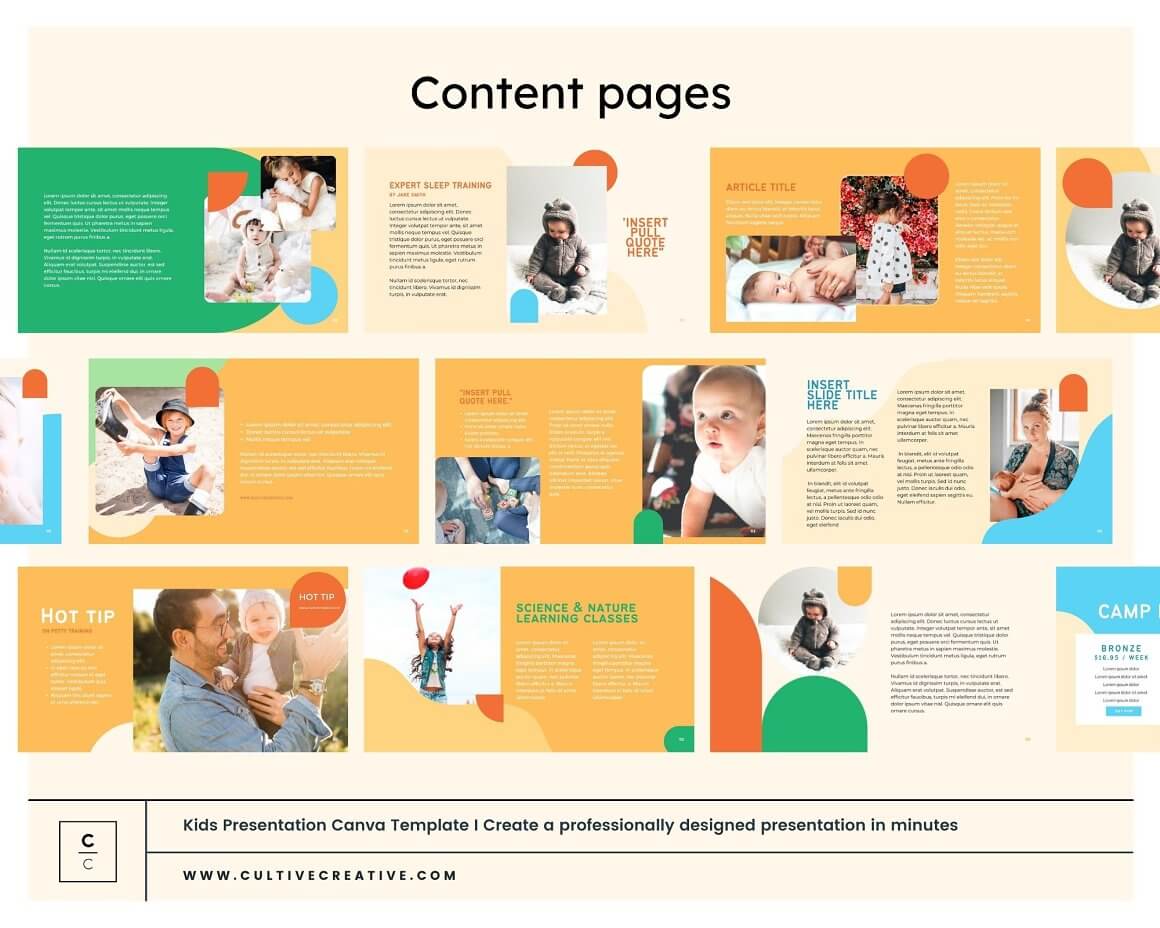 Content Pages.