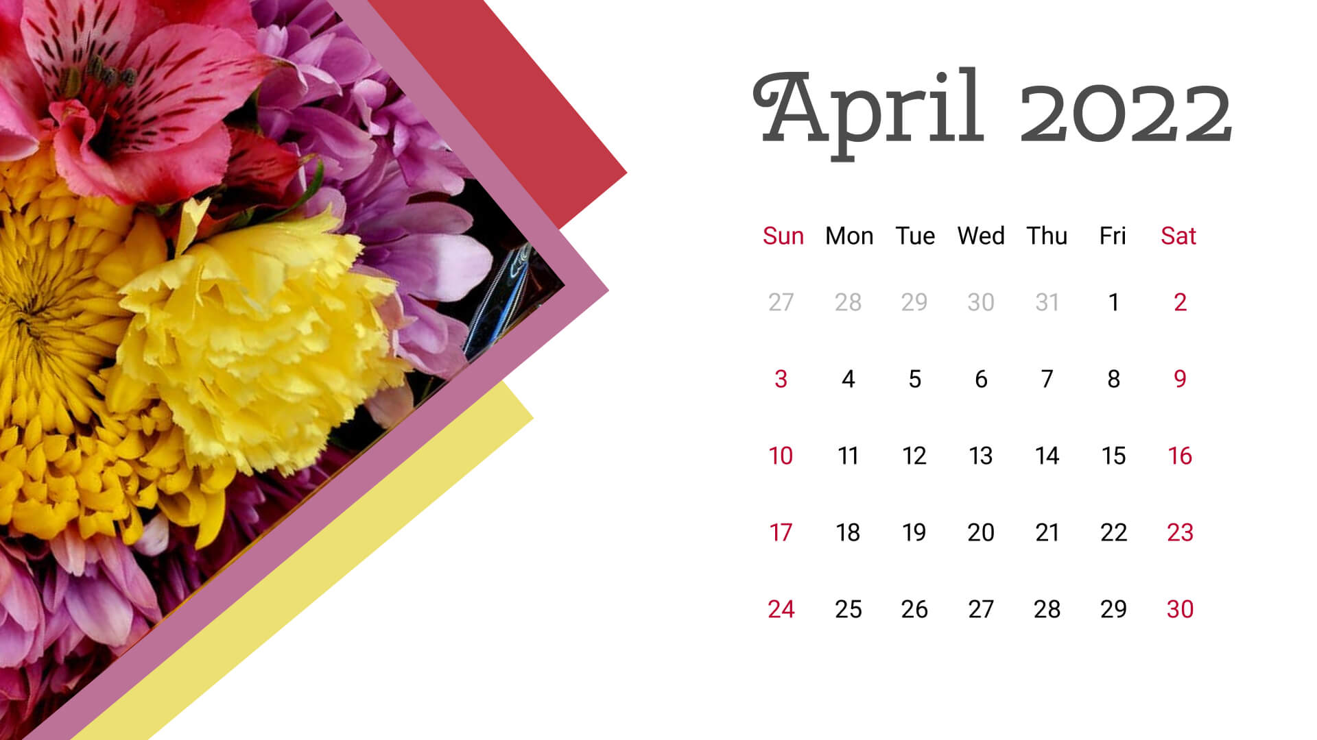 12 free printable april calendars 2022 1920x1080 1