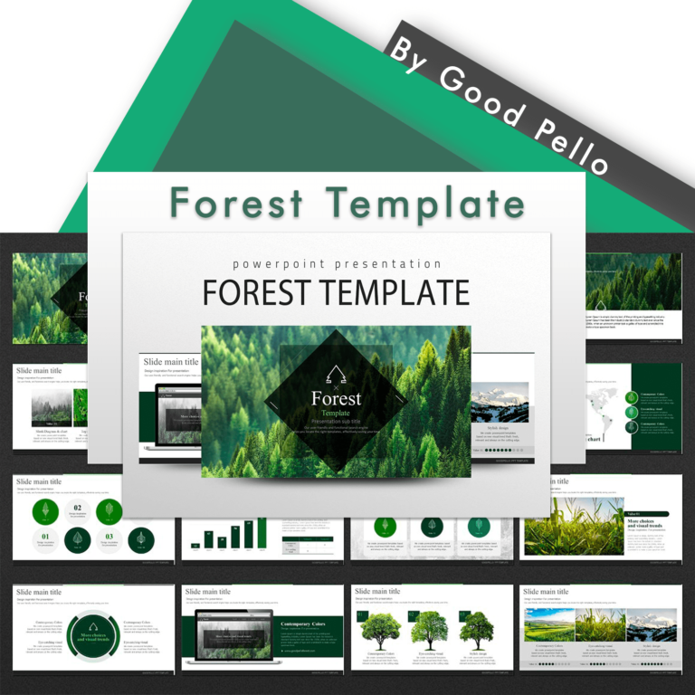 Puncak - Nature Powerpoint Template – MasterBundles