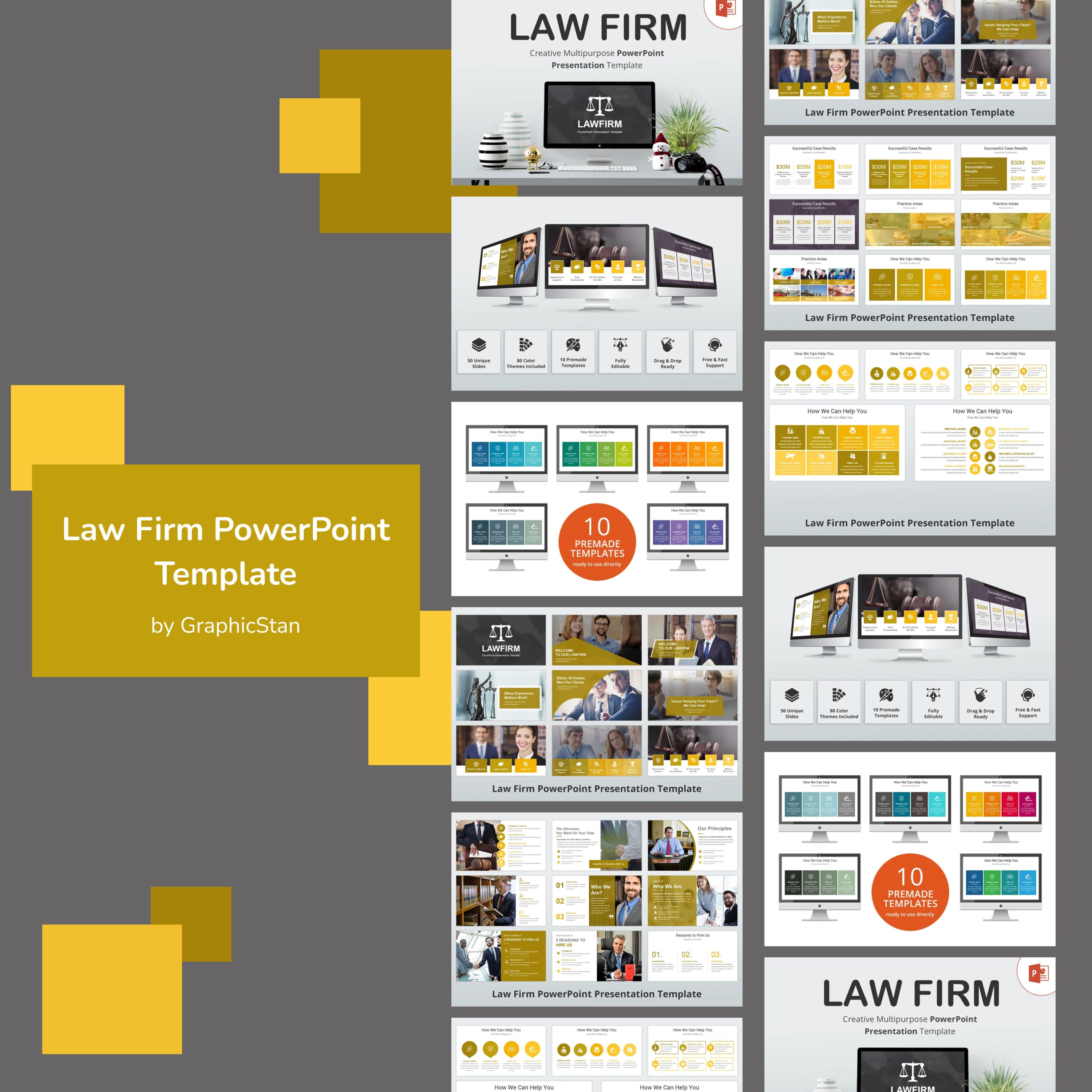1law firm powerpoint template.