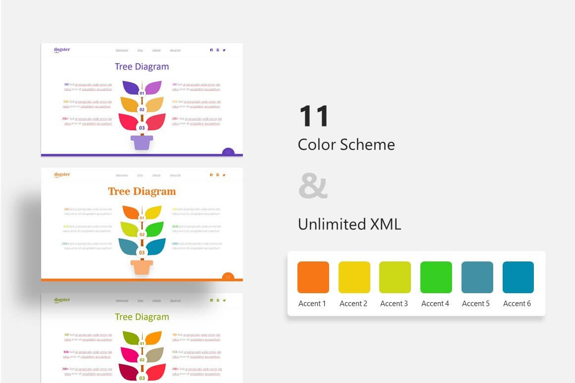 11 Color Scheme and Unlimited XML.