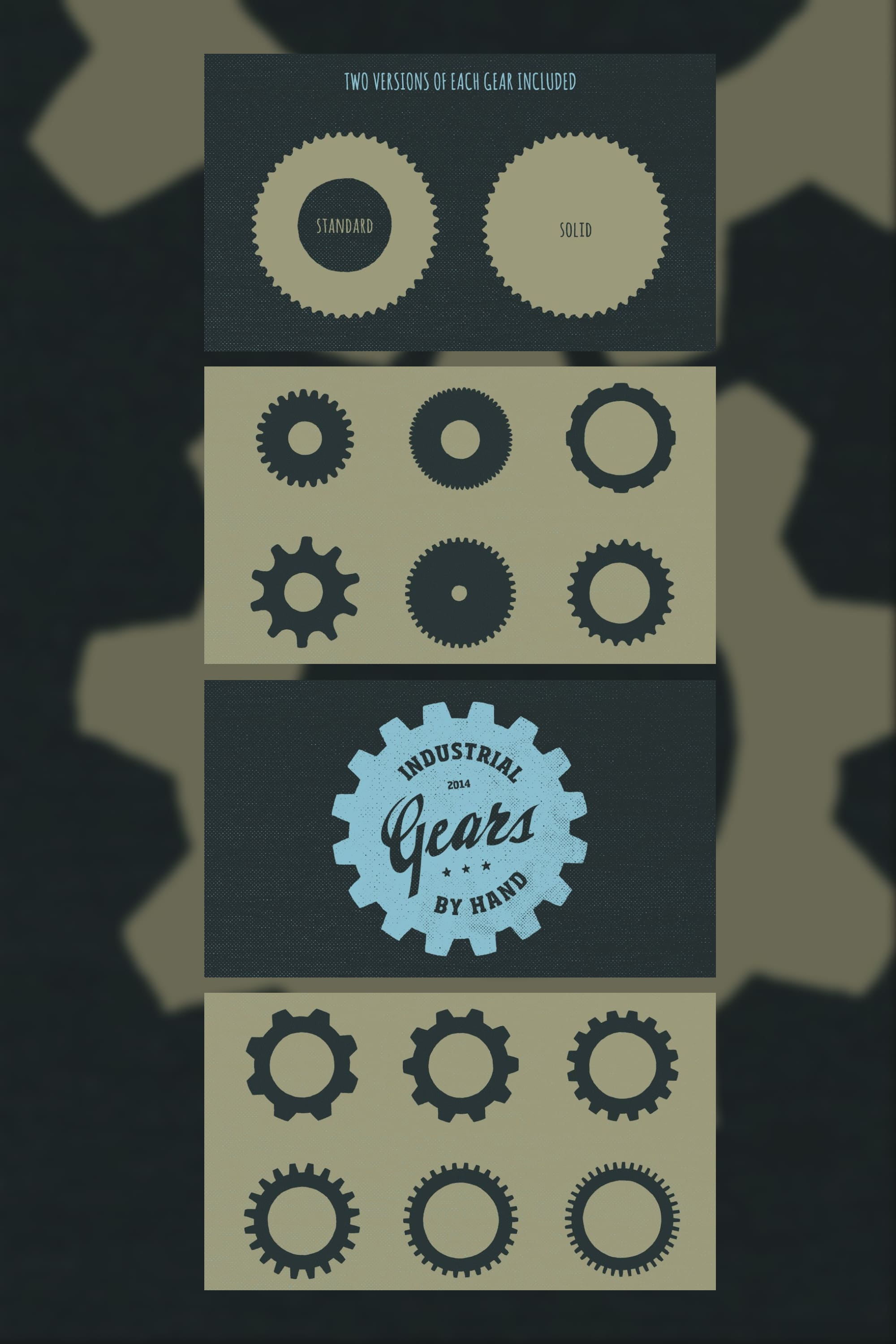 20 gear badge shapes by hand pinterest3.