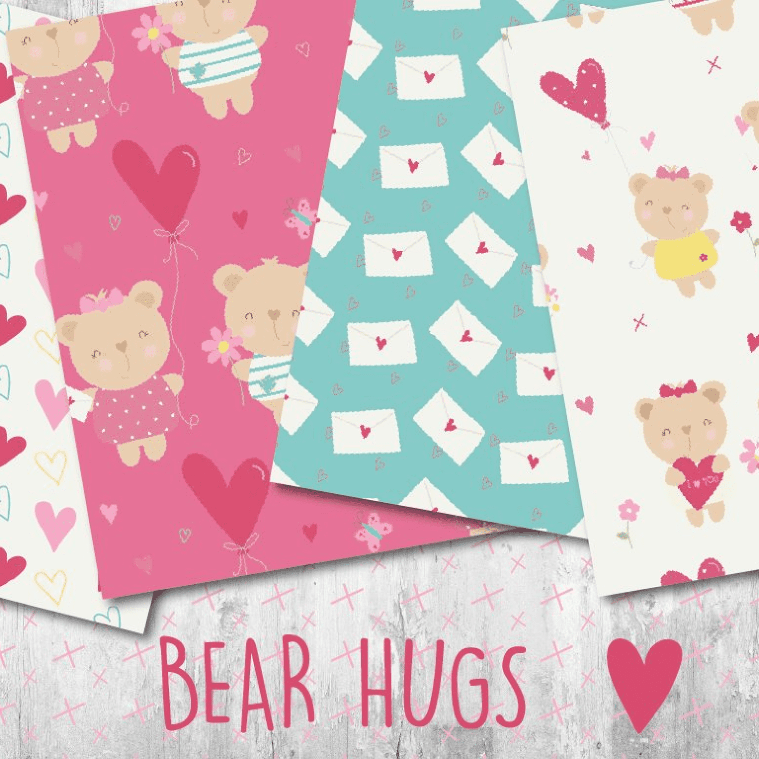 2bear hugs beautiful types of paper.