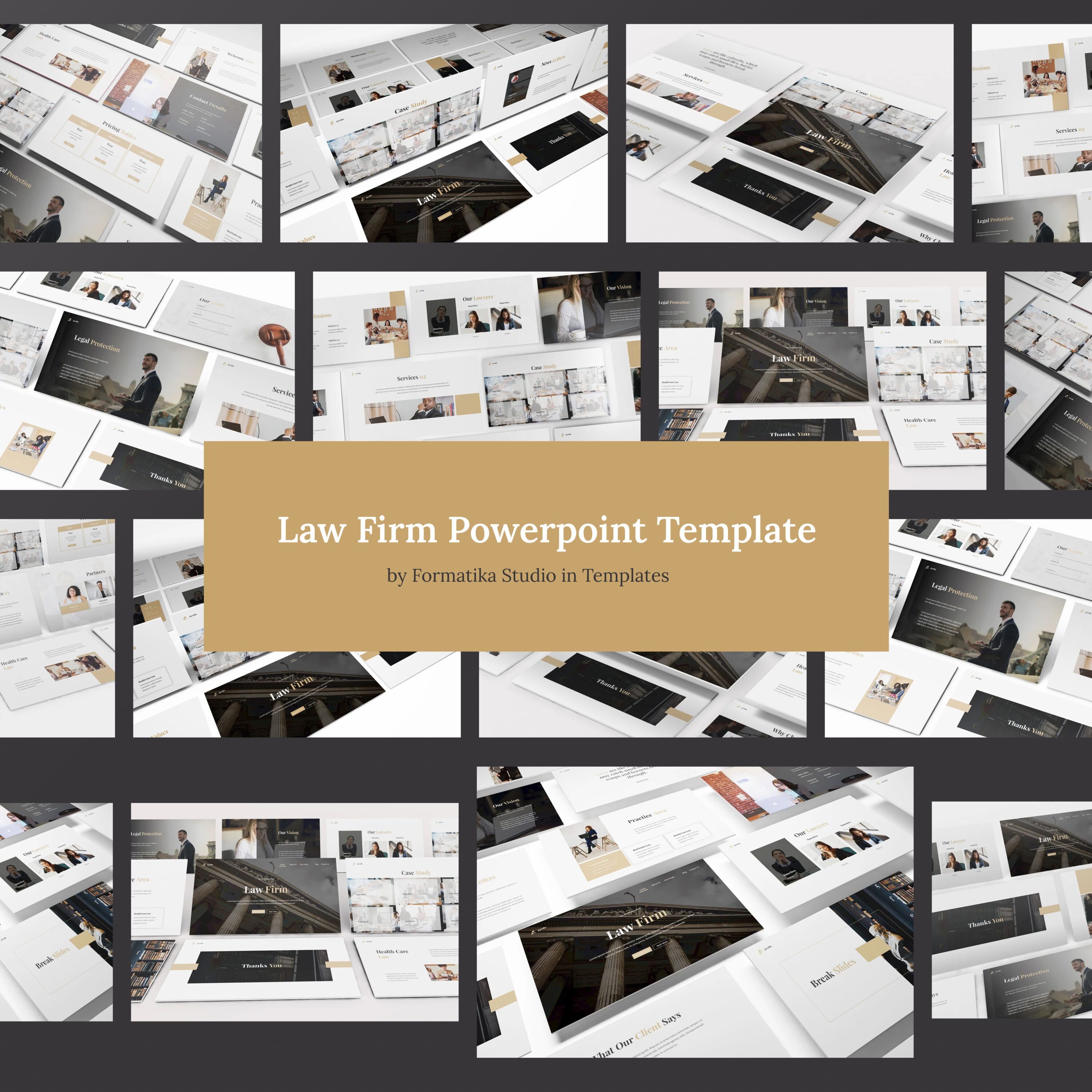 2law firm powerpoint template.
