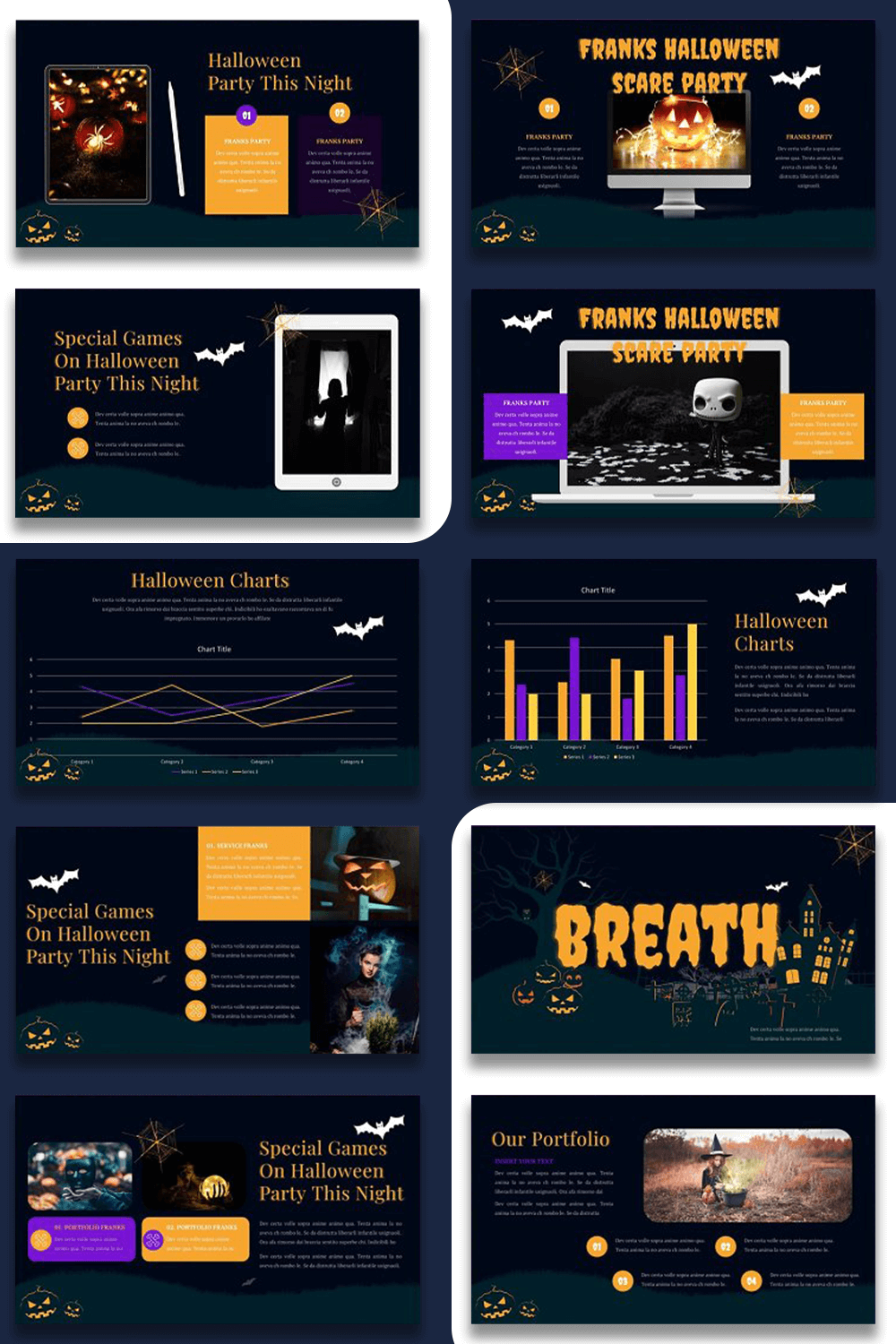 Beautiful slides for your presentation.