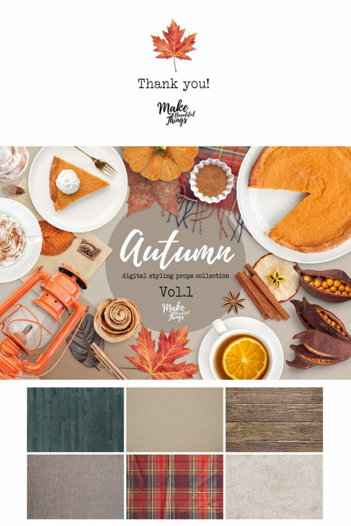 Autumn Scene Creator Pinterest collage.