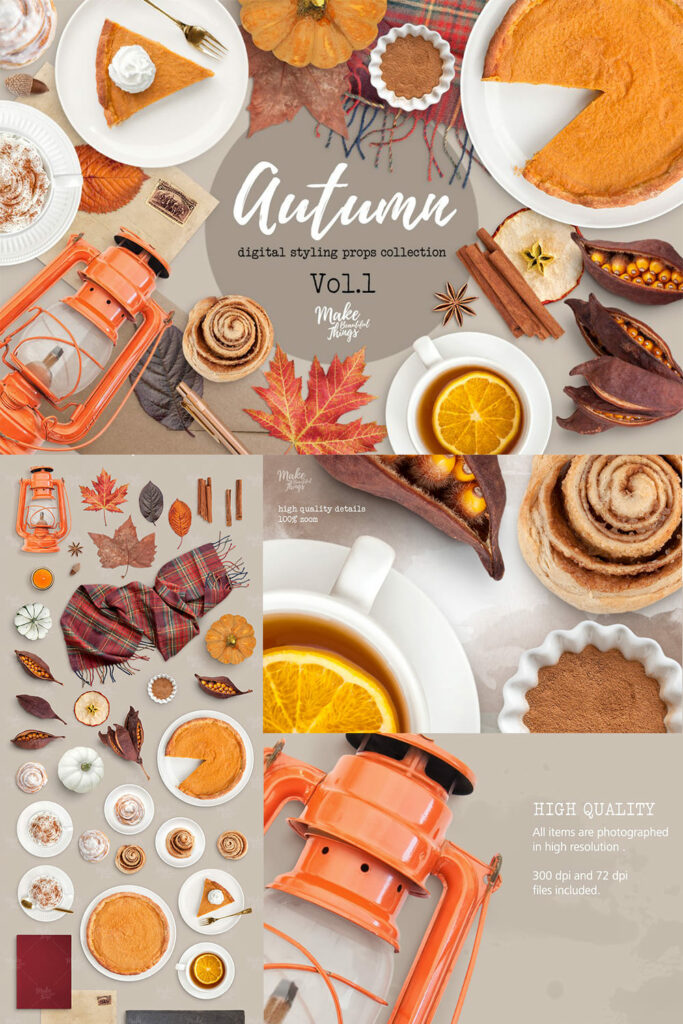 Autumn Scene Creator Pinterest collage image.
