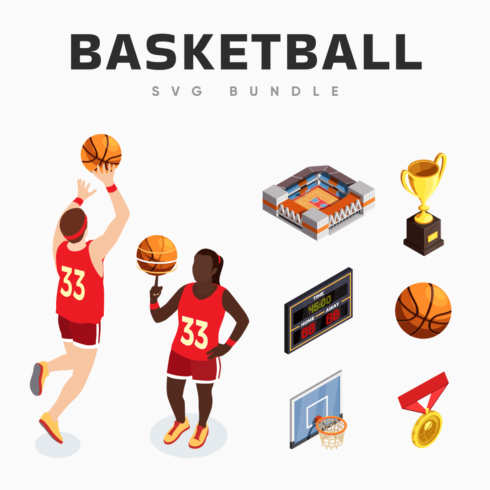 basketball svg collection cover image.