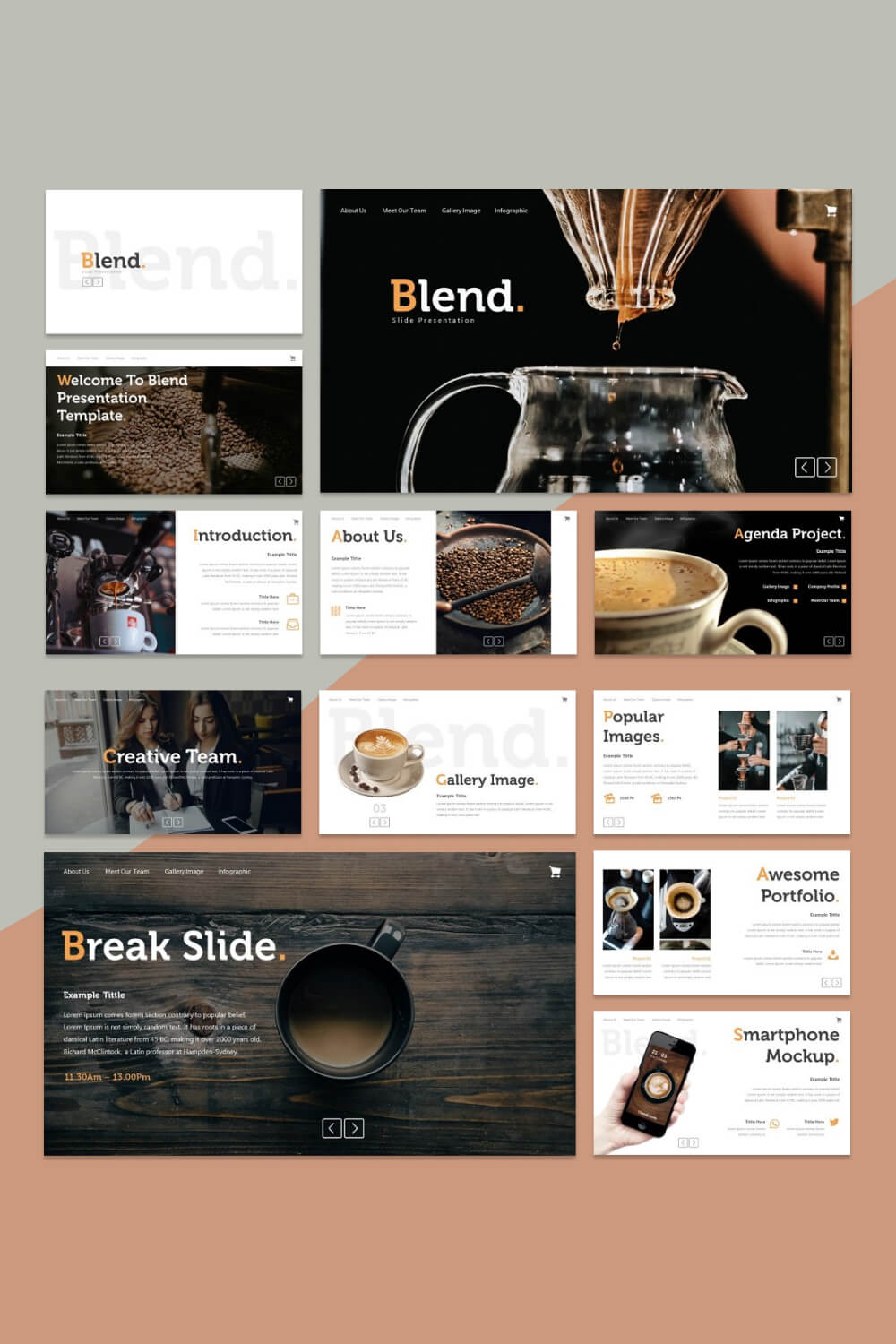 Welcome to Blend Presentation Template.