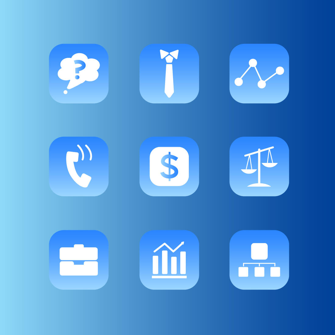 Free Business Icons cover image.