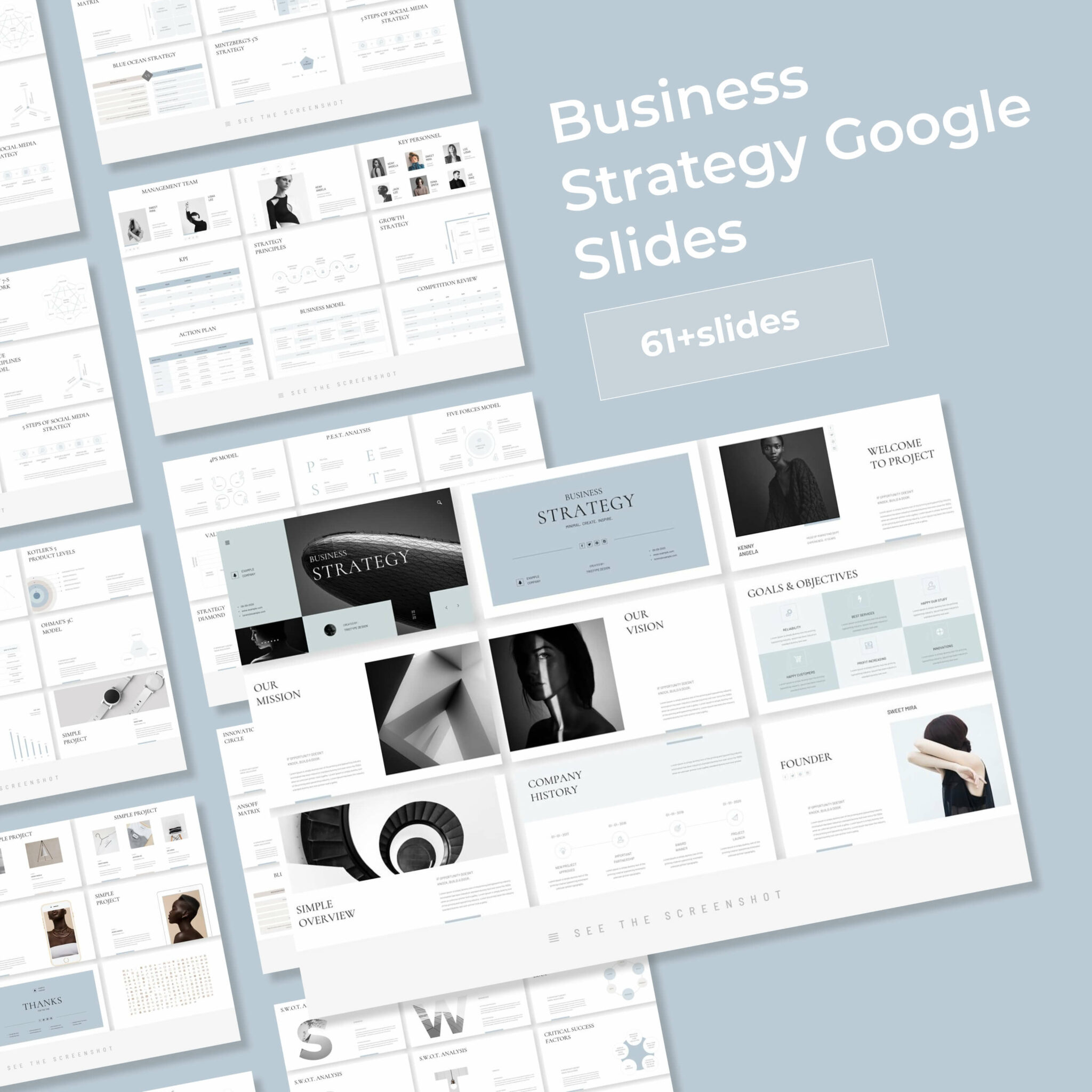 Business Strategy Google Slides – MasterBundles